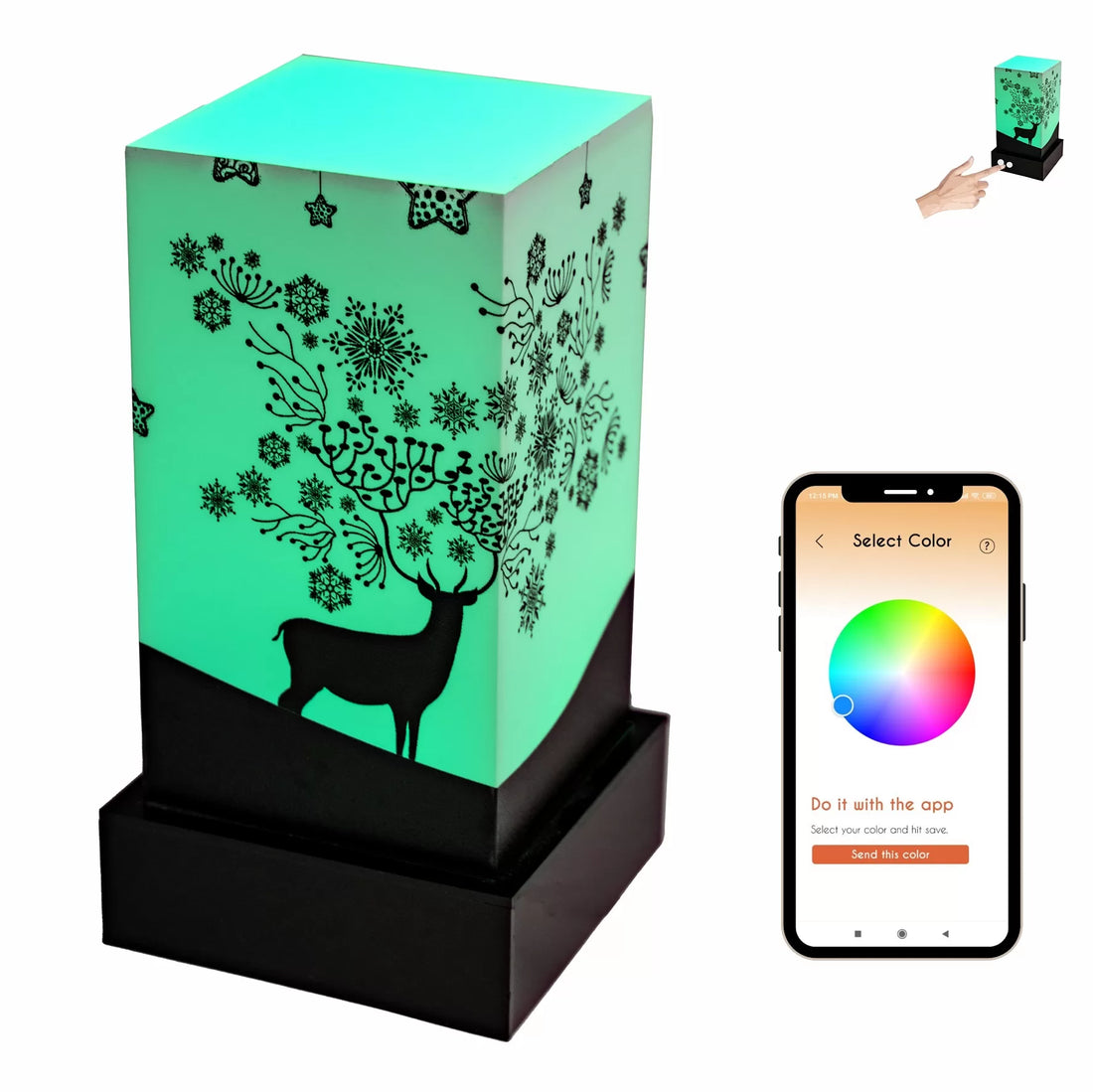 Christmas gift - Telepathy lamps - Long distance touch lamps