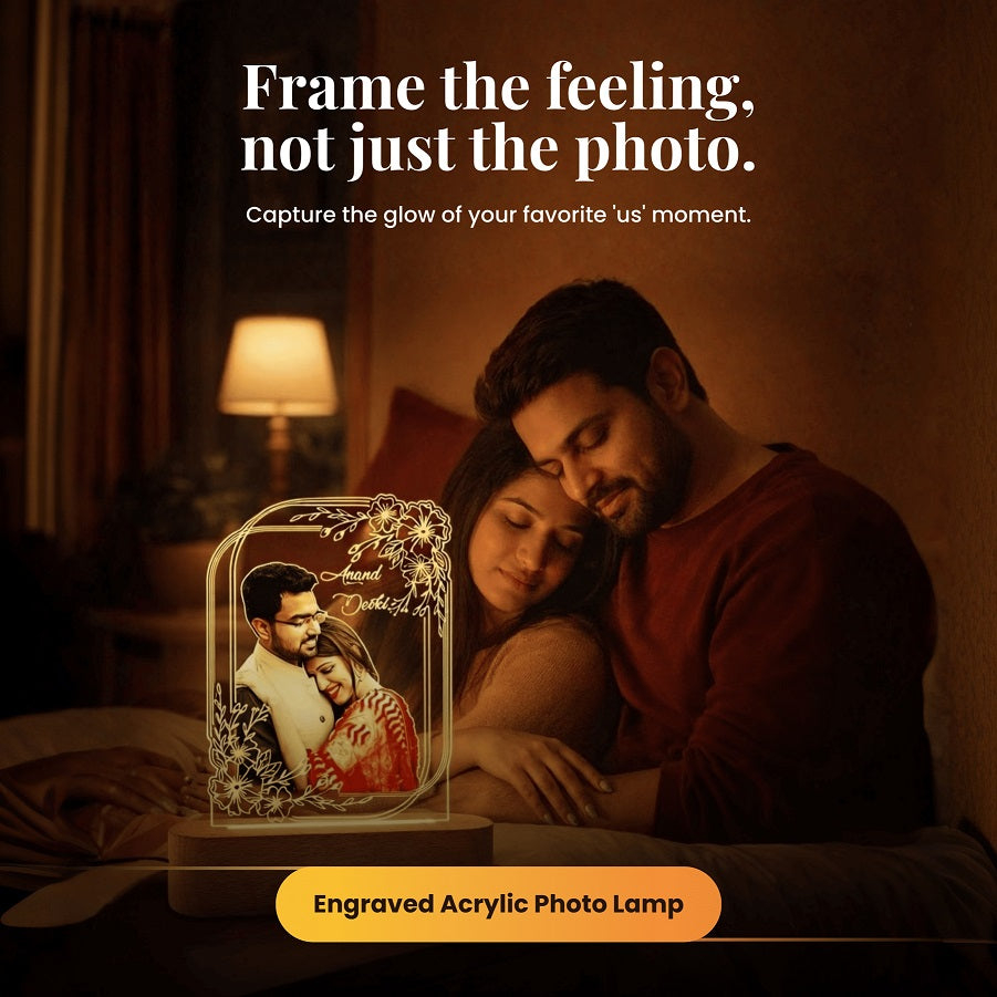 Precious Memories - Engraved Acrylic Photo Lamp