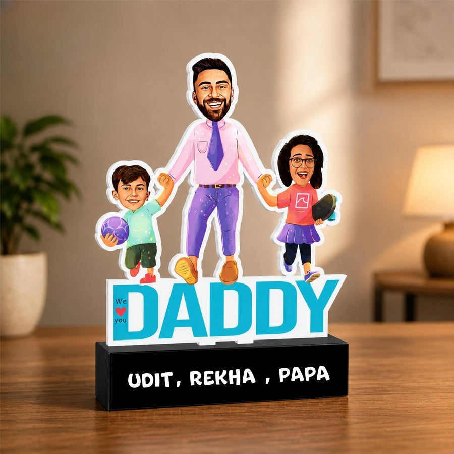 Dad & Co. Super Fun Caricature: A Joyful Gift for Dad!
