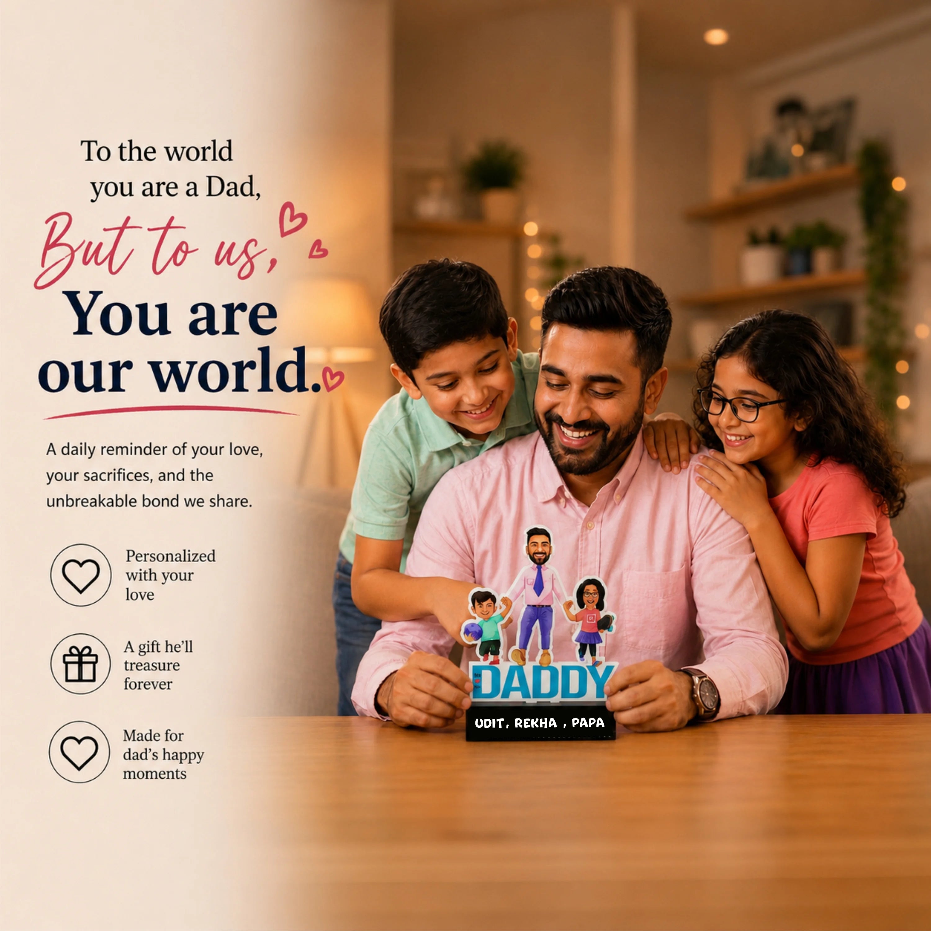 Dad & Co. Super Fun Caricature: A Joyful Gift for Dad!