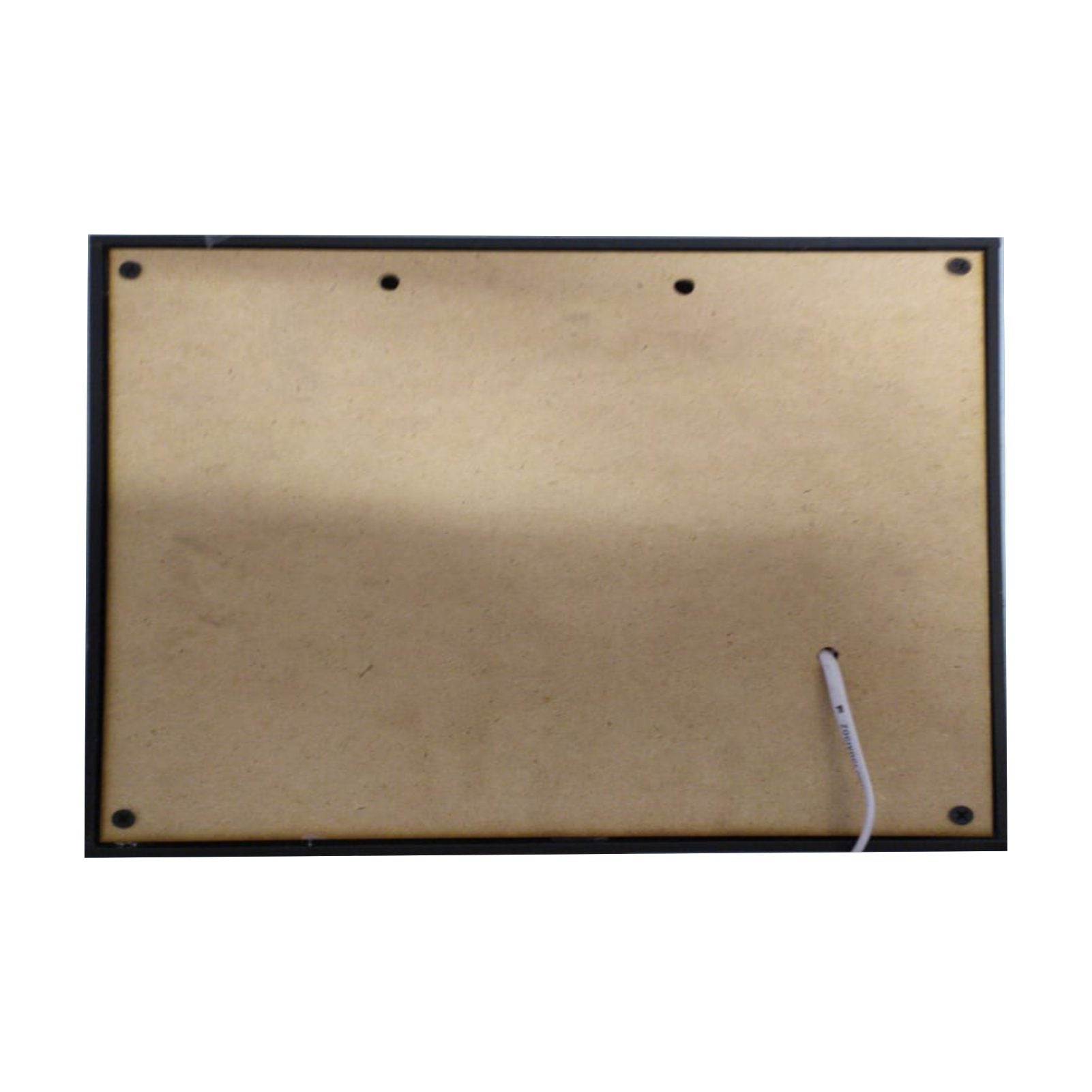 Classic black and white Light name plate