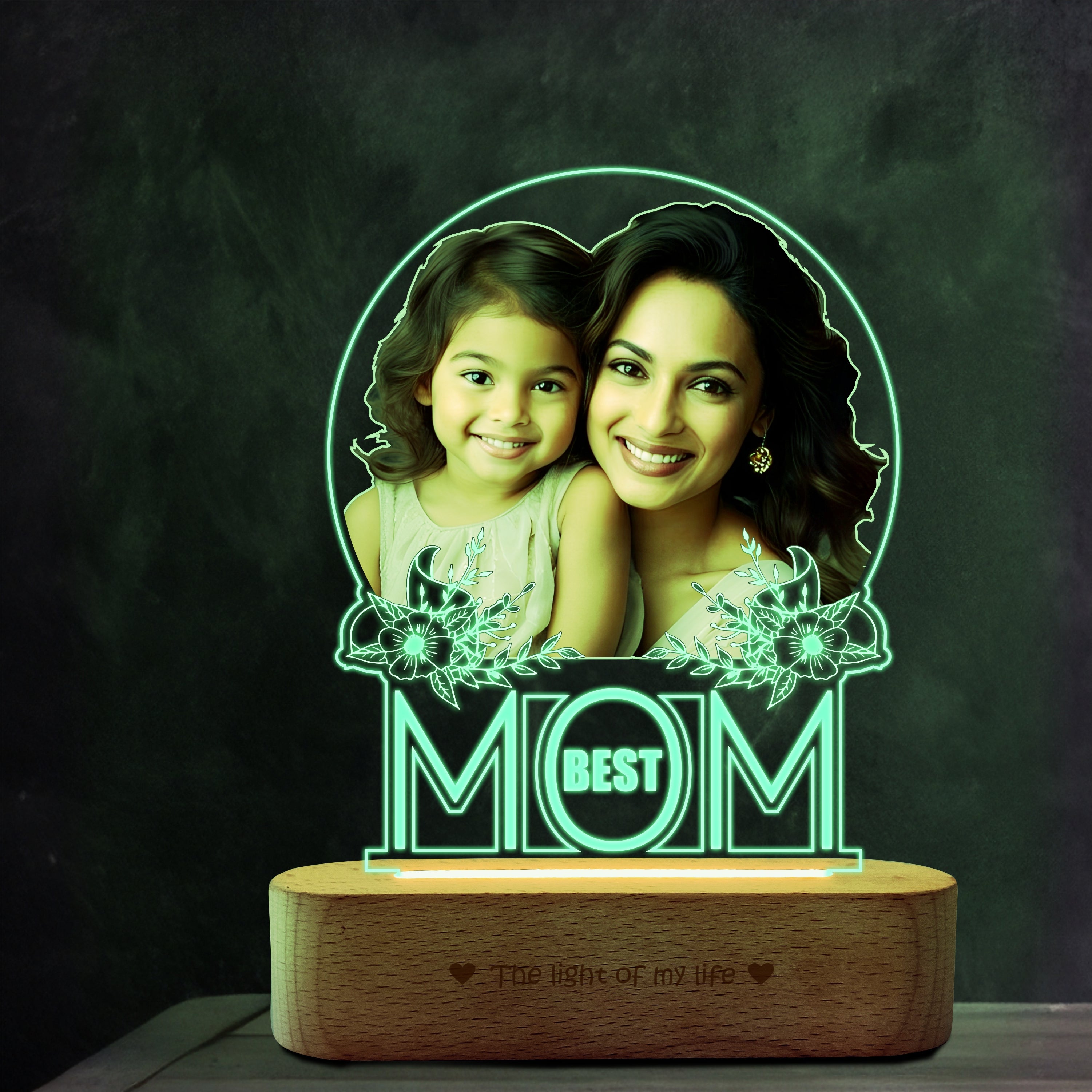 Best MOM – Personalized Acrylic Photo Lamp