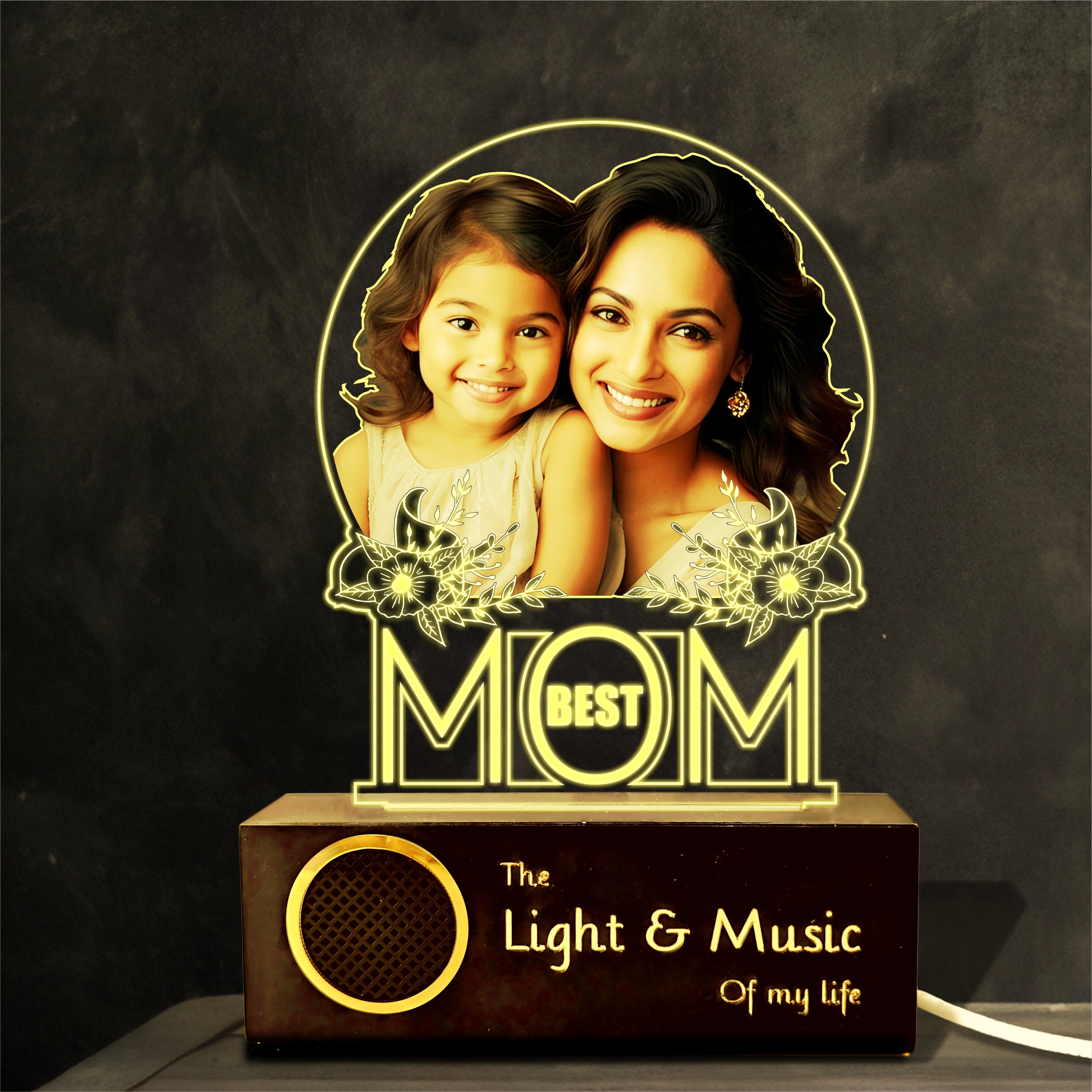 Best MOM – Personalized Acrylic Photo Lamp