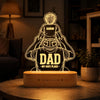 The World You Showed Me – Personalized Dad Lamp