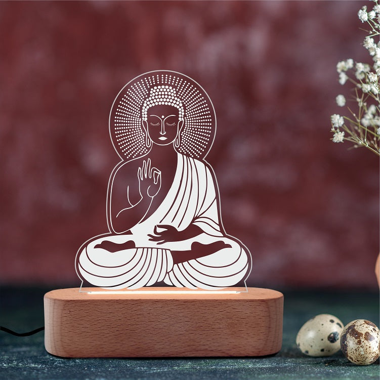 Buddha lamp - decor lamp for night light