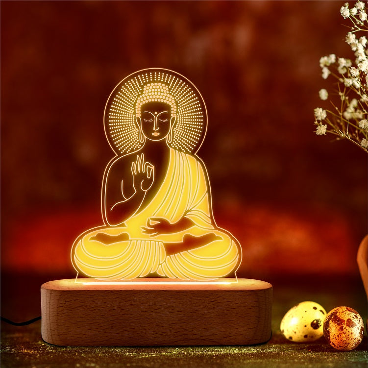 Buddha lamp - decor lamp for night light