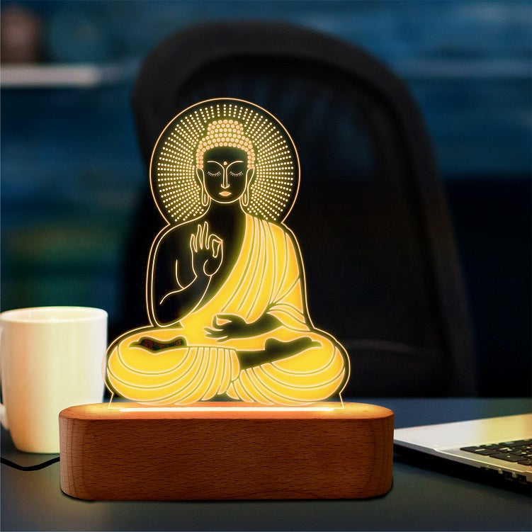 buddha lamp