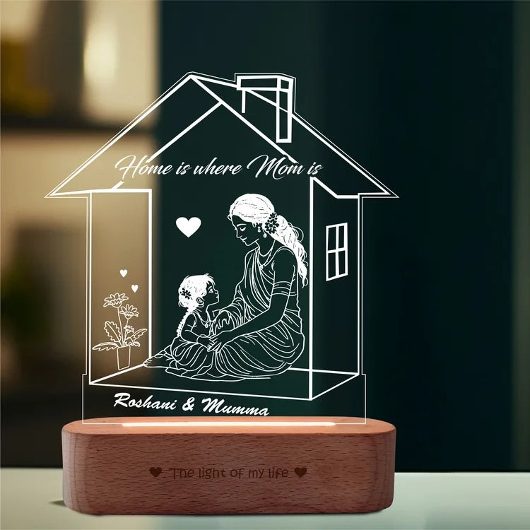 The Heart of Every Home – Customized Gift for Mom