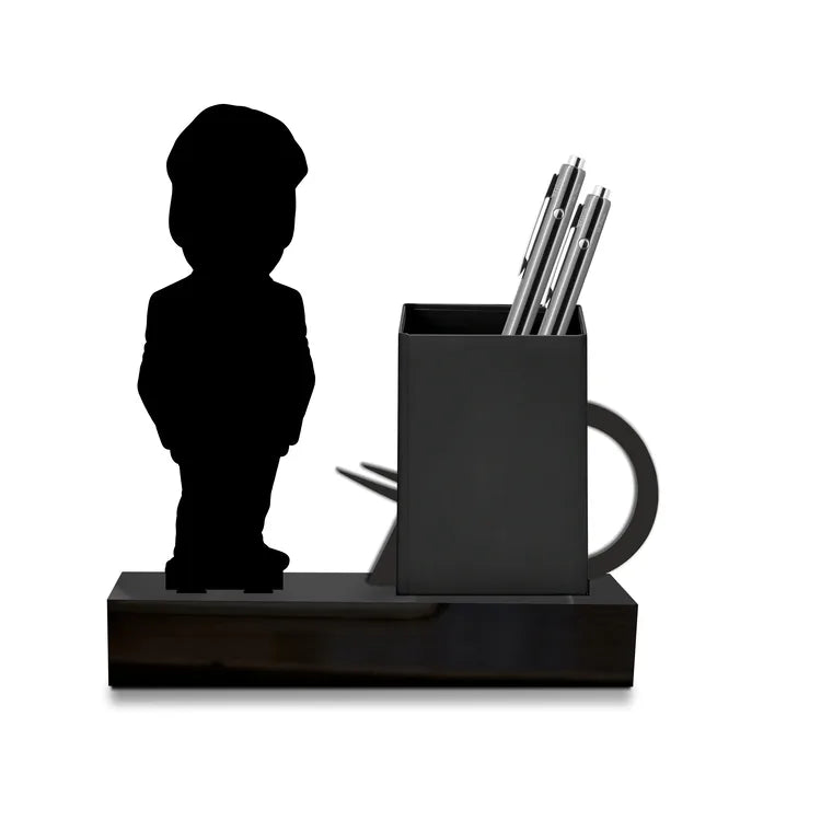 Perfect Gift for CA – Custom Caricature Pen Stand with CA Logo!