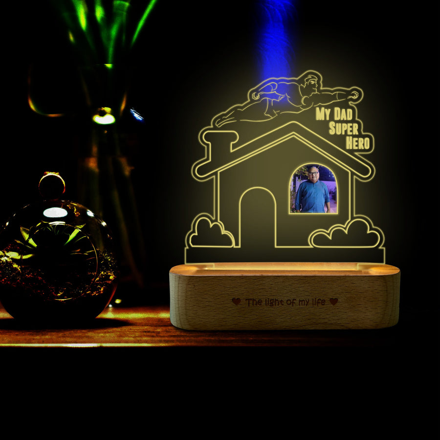 Dad – Superhero lamp