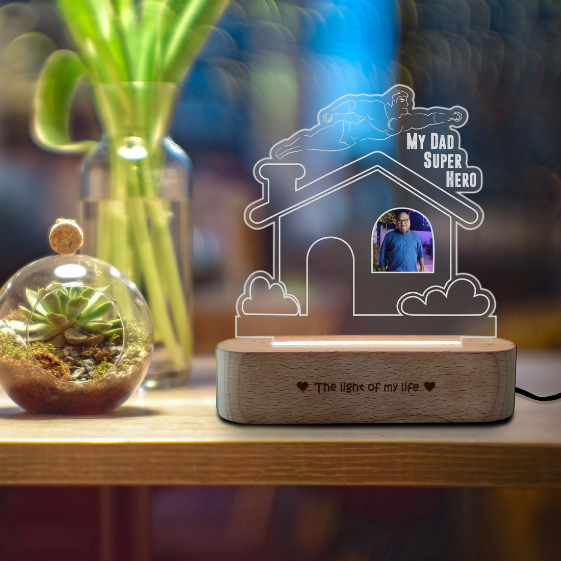 Dad – Superhero lamp