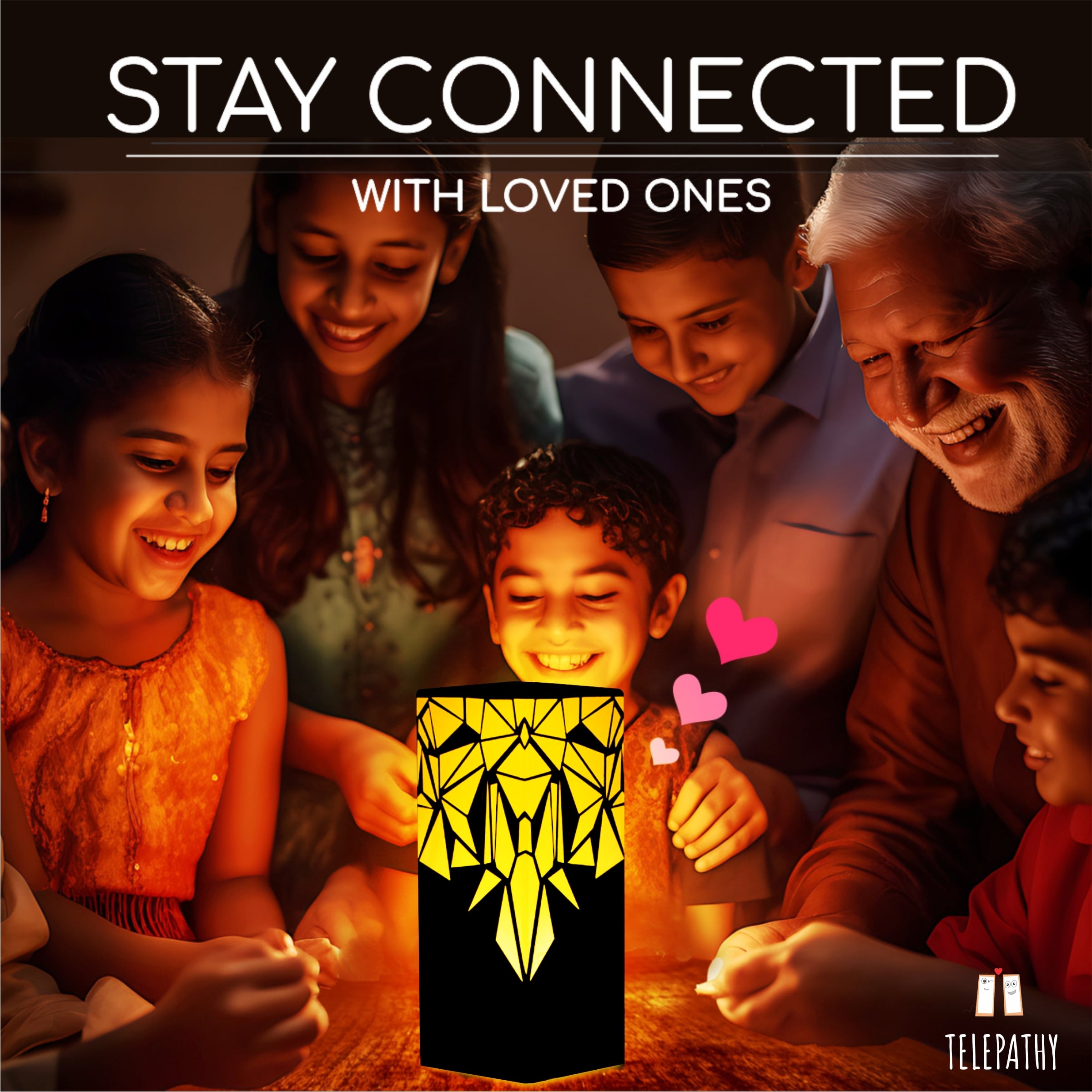 Telepathy - Raining Diamonds (Set of 2 Lamps)