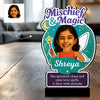 Mischief & Magic – Personalized Gift for Small Sister | Custom Fairy-Themed Caricature Standee