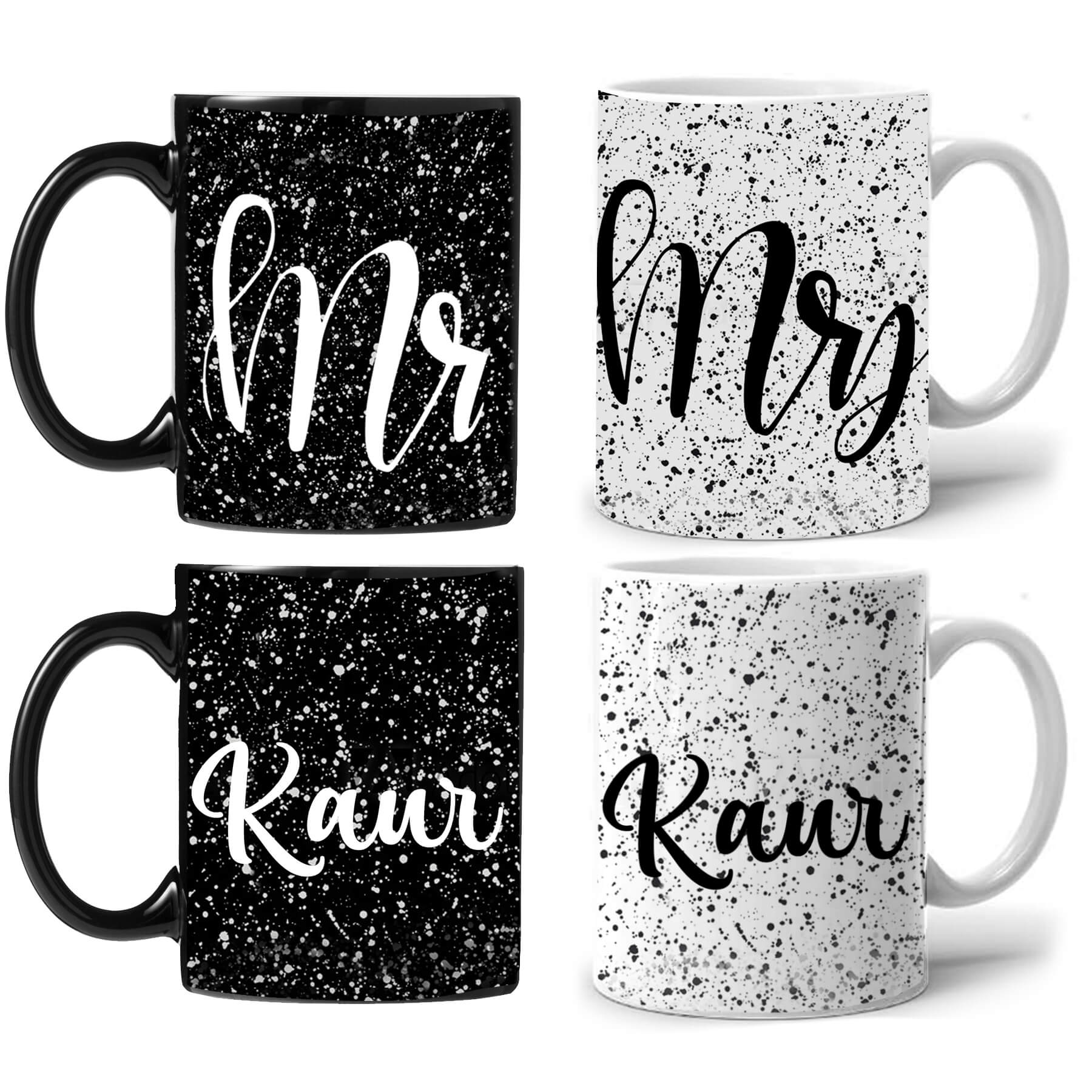 Day & Night couple mug