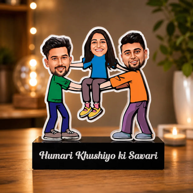 Personalized Rakhi Caricatures