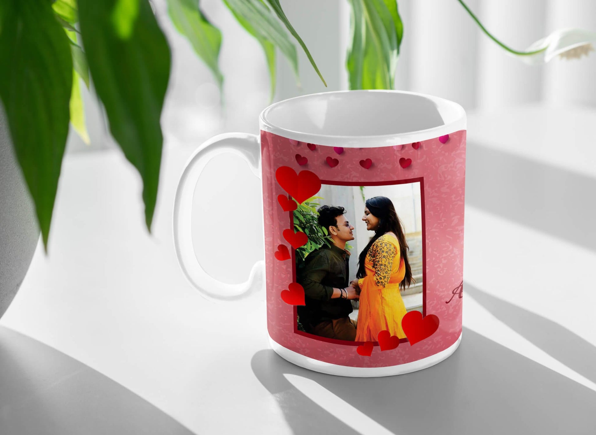 Every day is a Valentine's day couple mug
