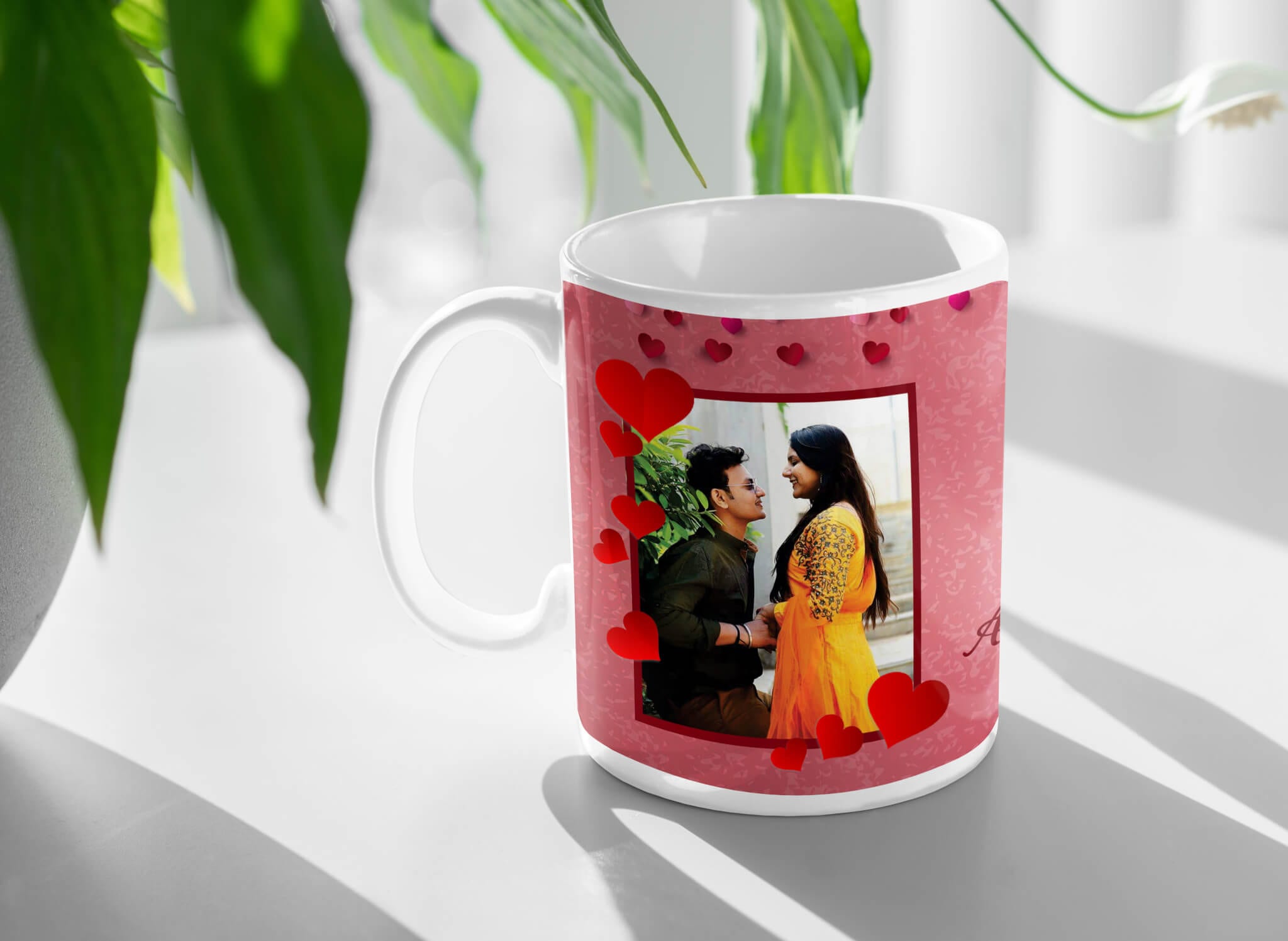 Every day is a Valentine's day couple mug