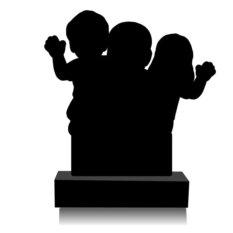 Mere Papa Meri Duniya – Personalized Father’s Day Caricature Gift with Kids