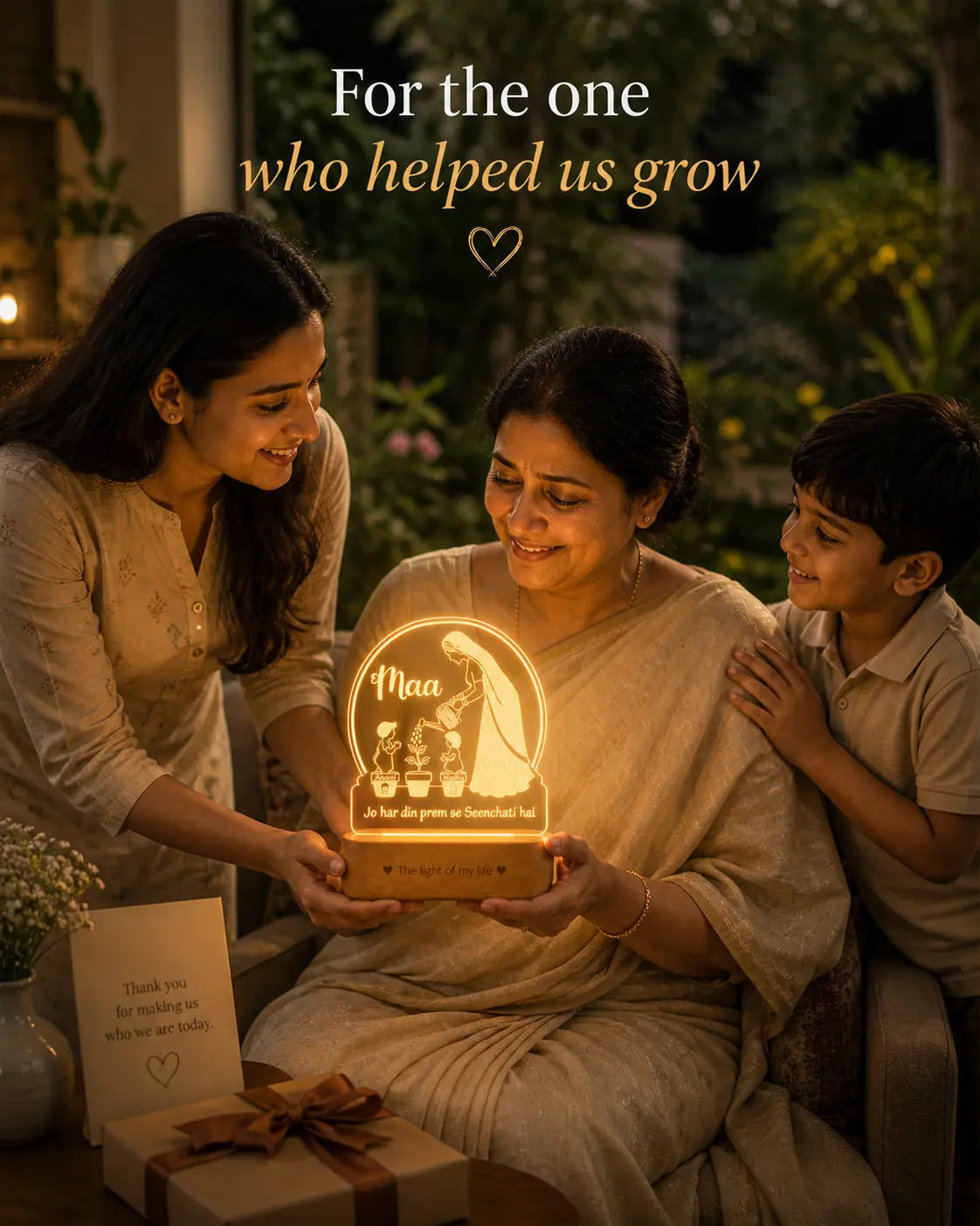 Mom – The One Who Makes Life Bloom | Creative Gift for Mom