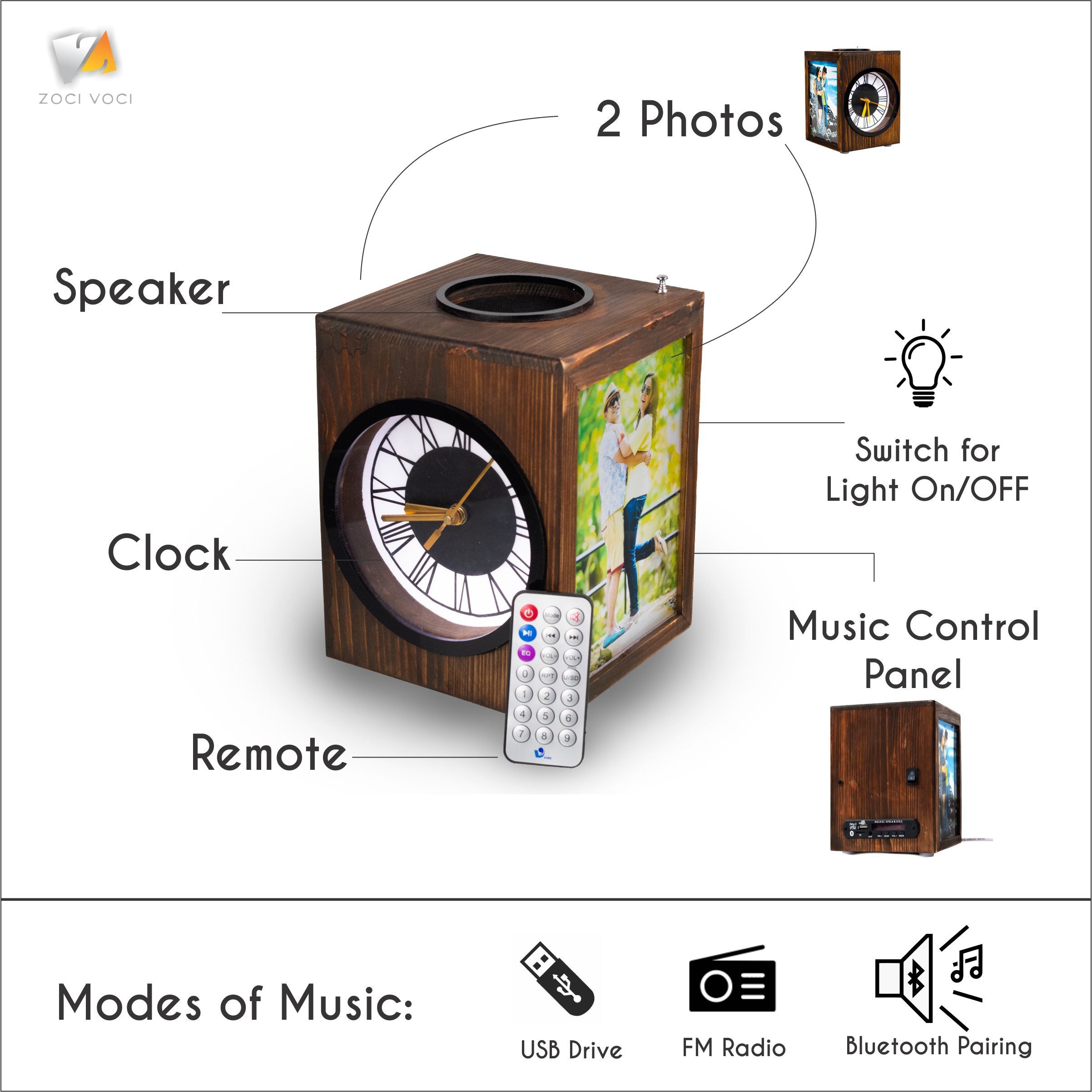 Harmony - World's 1st Photo Lamp With Music System