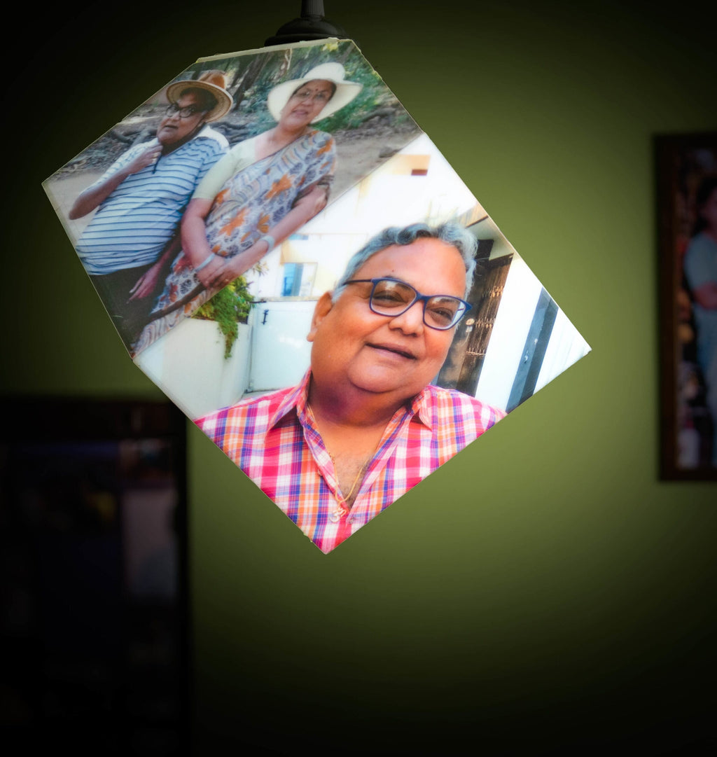 Dice Hanging Photo Lamp