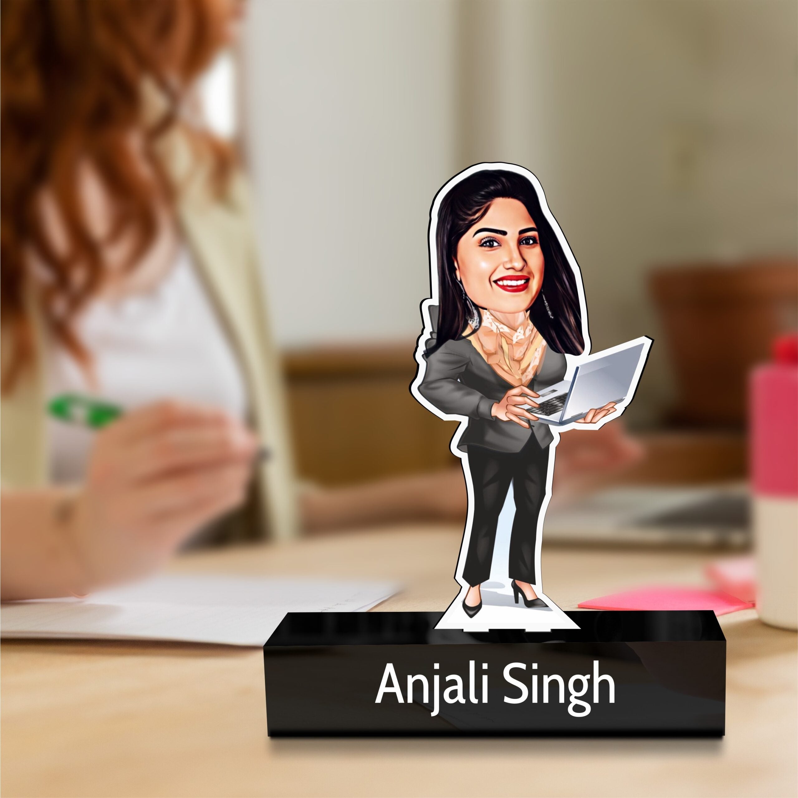 IT Personalized caricature standee - Corporate gift