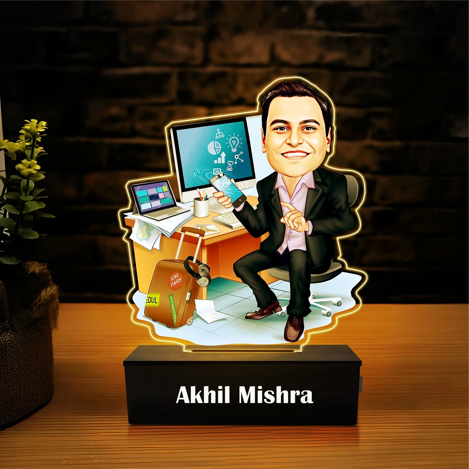 Toony Caricature Standee Unique Corporate Gift for IT Employees & Boss