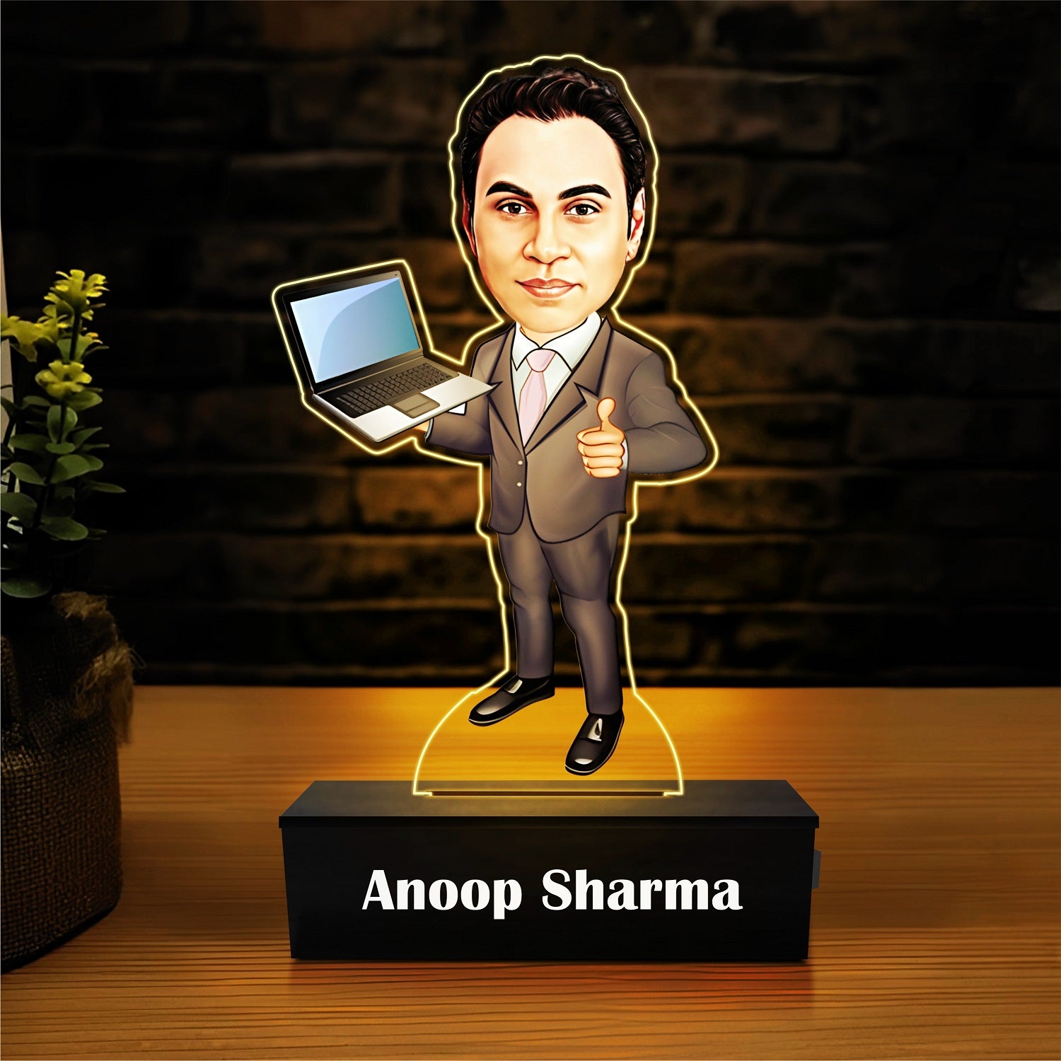 IT Personalized caricature standee - Corporate gift