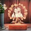 Matruchaya – Mother’s Love in Light | Engraved Acrylic Lamp | Perfect Gift for Mom