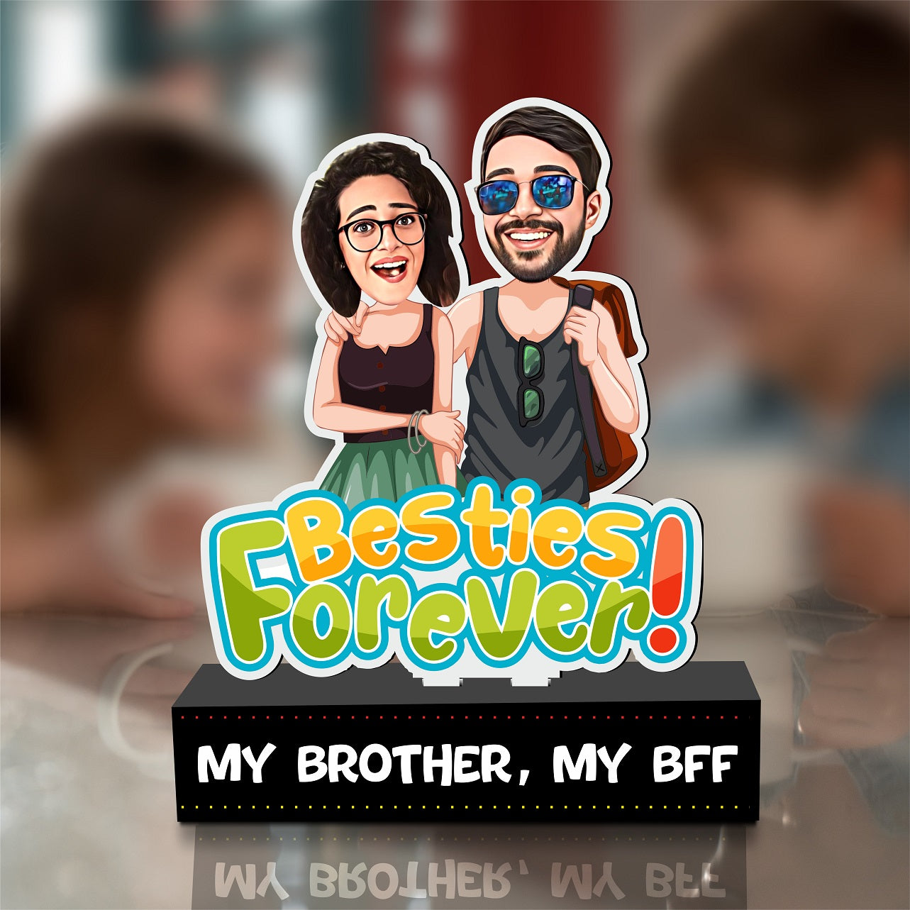 Besties Caricature - Friendship Day Gift