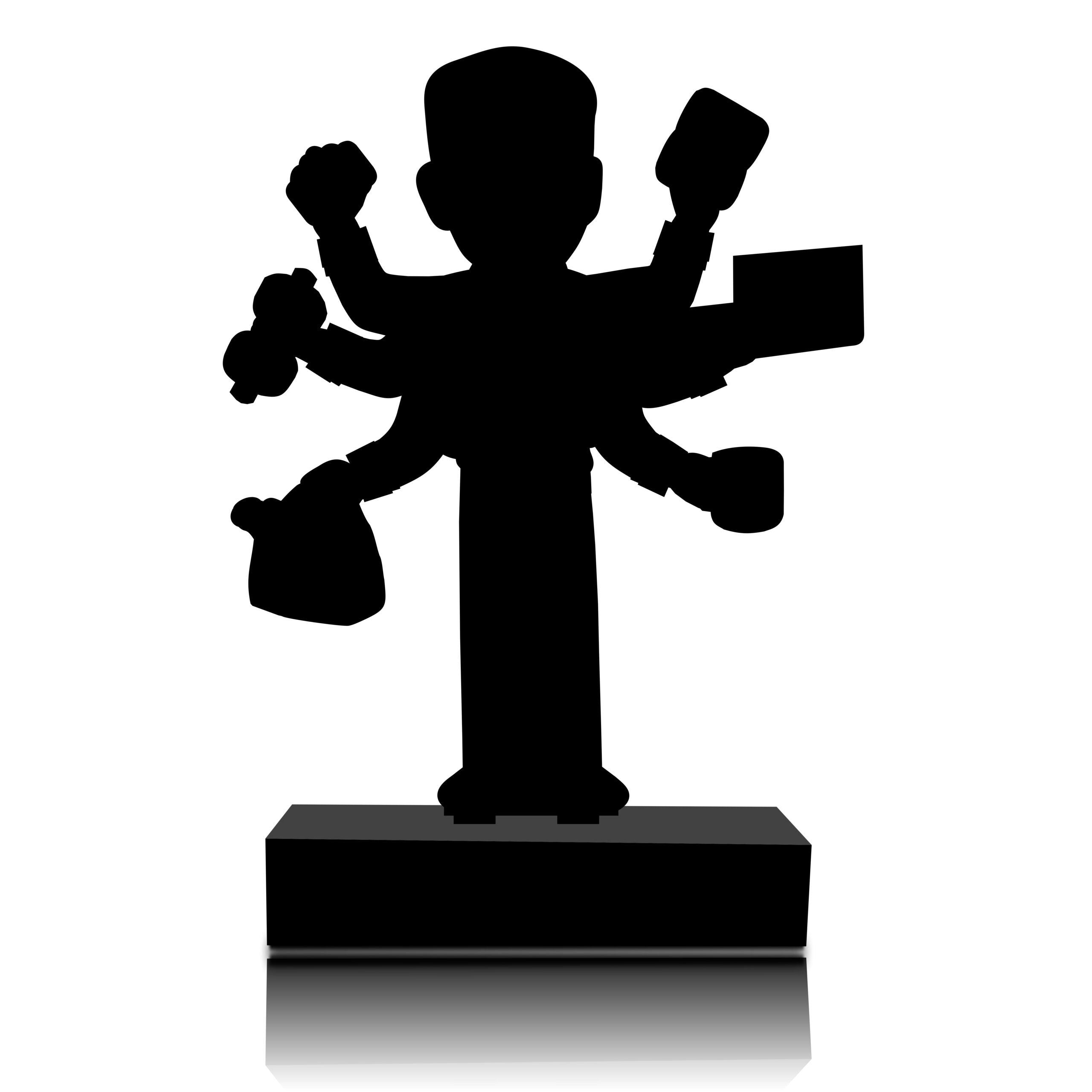 Octopus – Multitasking man caricature – Gift for boys