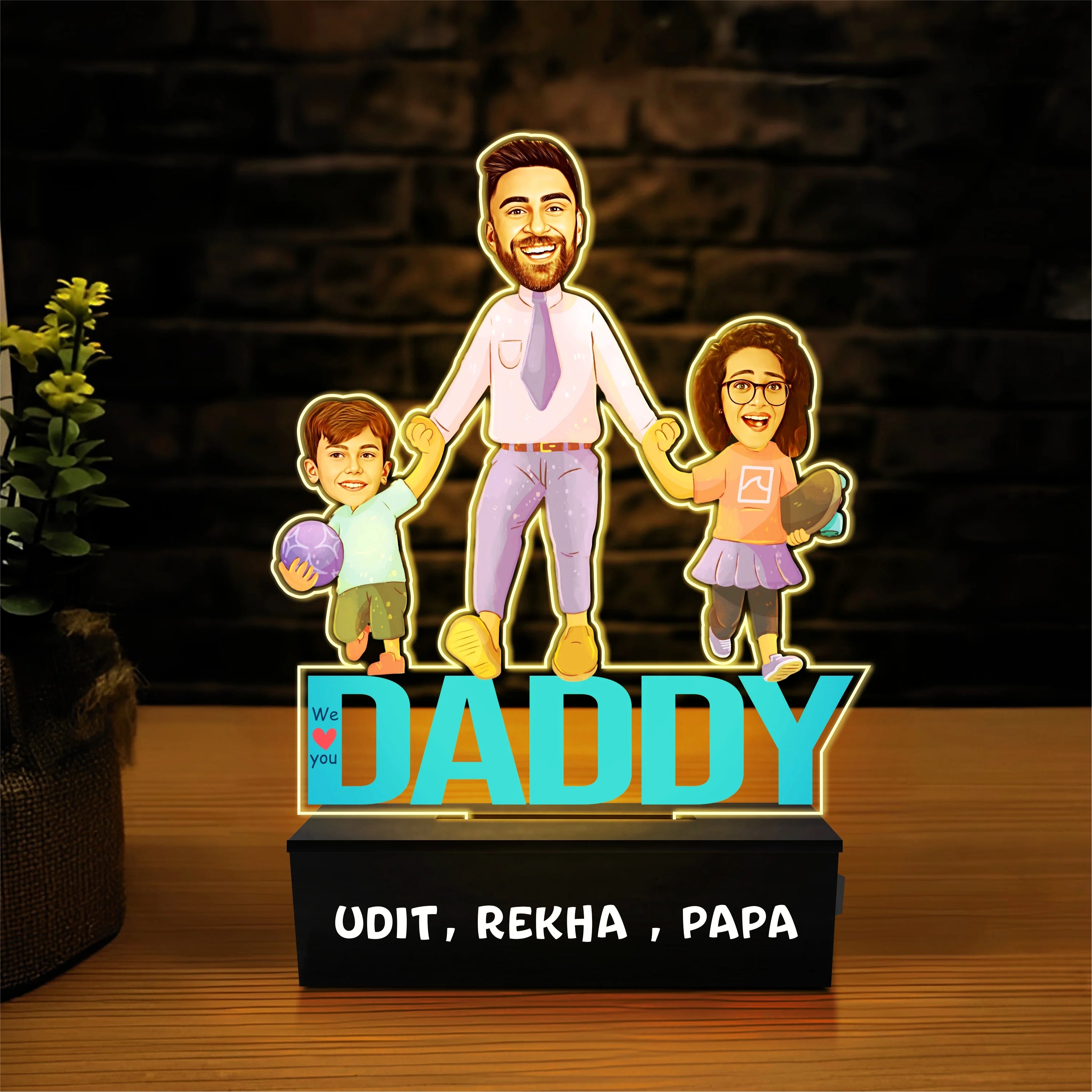 Dad & Co. Super Fun Caricature: A Joyful Gift for Dad!