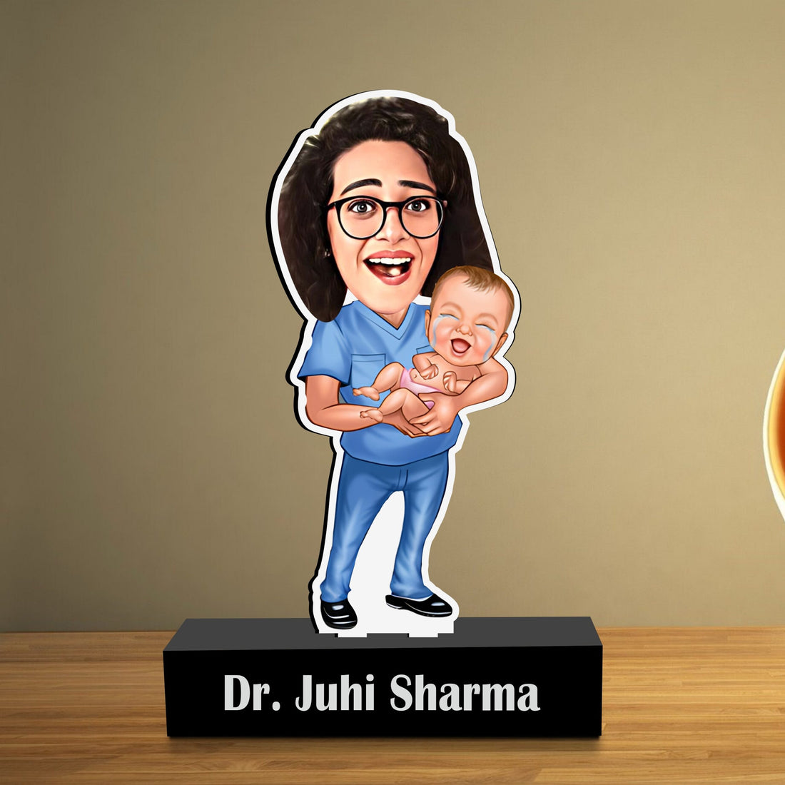 Pediatrician's Caricature Keepsake - Perfect Gift for Pediatricians
