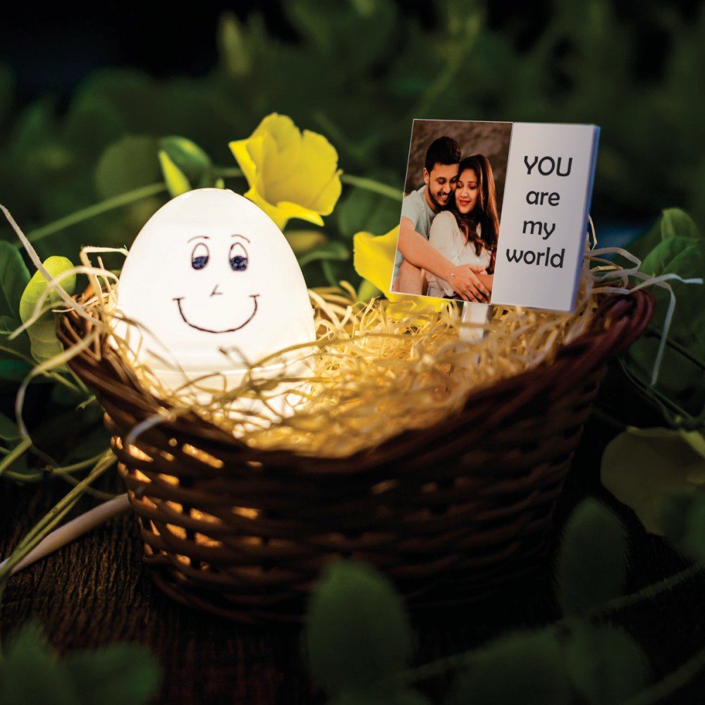 Love nest photo lamp