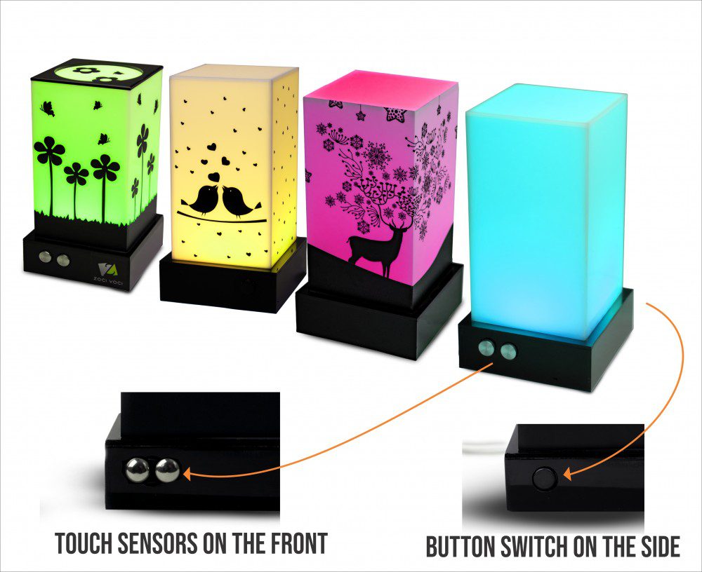 Touch controls on Telepathy friendship lamps - Type 2