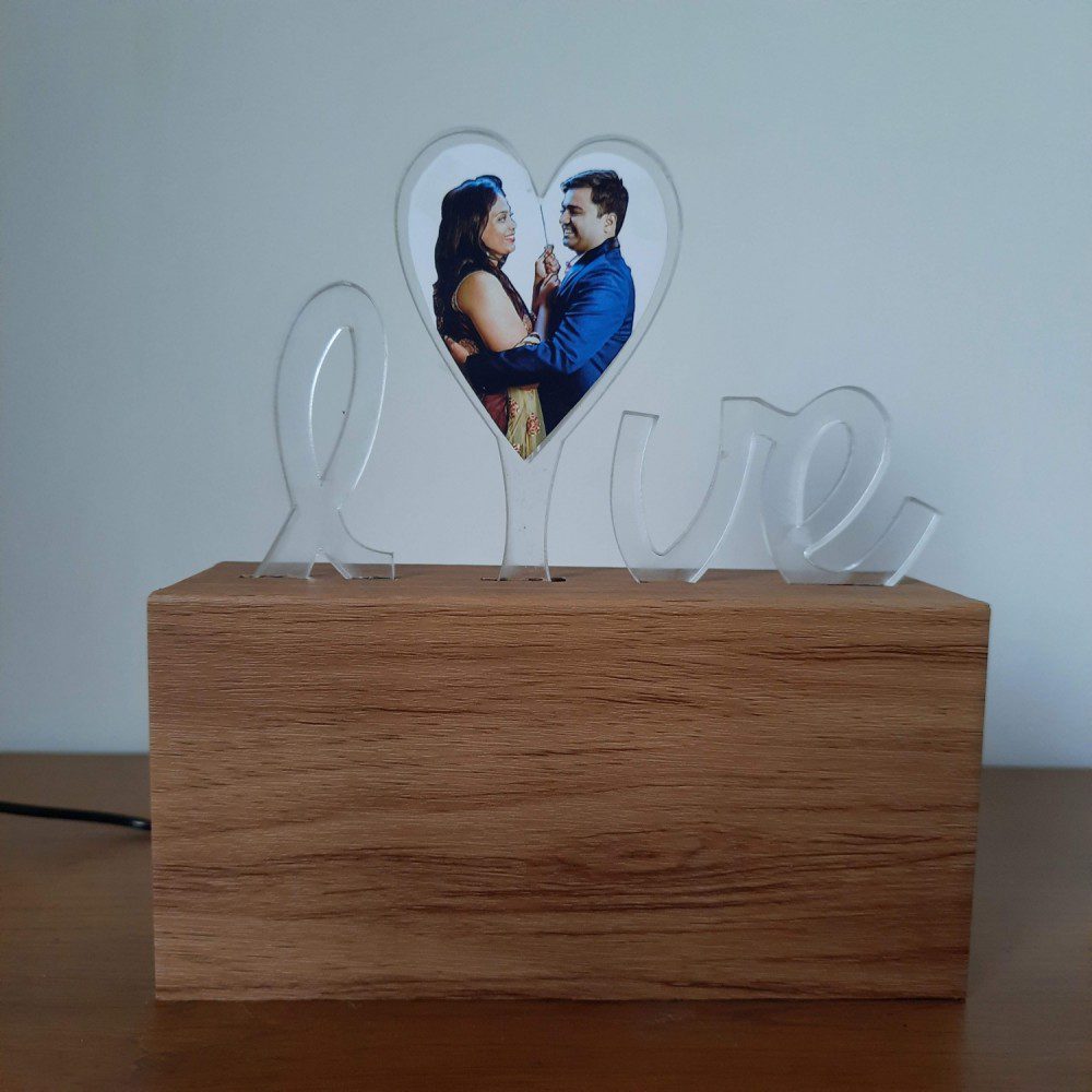 Love photo lamp for valentine's day