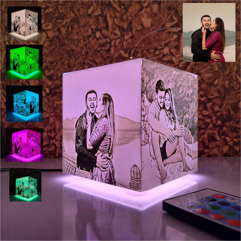 The Color of Love – Photo Art Lamp (16 Colored light, Comes with Remote)