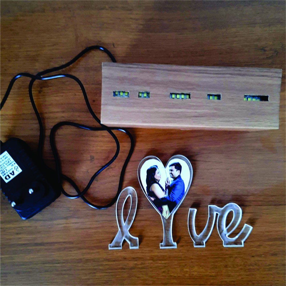 Love photo lamp for valentine's day