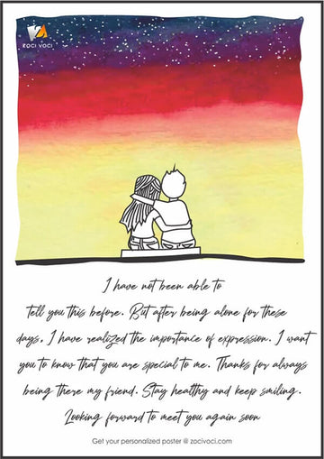 Expression - Friendship card with customized names