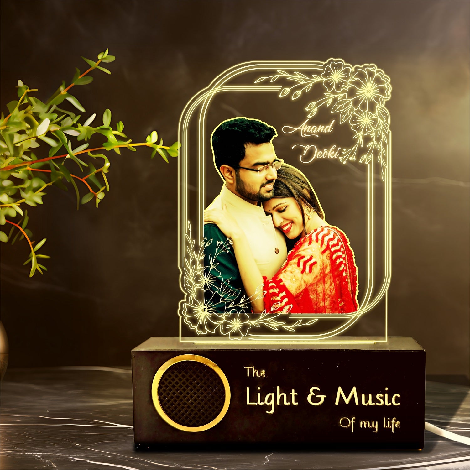 Precious Memories - Engraved Acrylic Photo Lamp