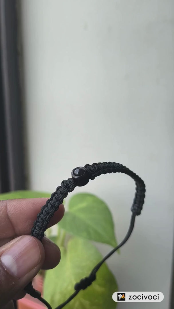 Zoci Voci Orbit - Photo Projection Bracelet for Couples – Hidden Picture Inside | Waterproof Stainless Steel Memory Bracelet | Gift for Husband, Wife & Anniversary