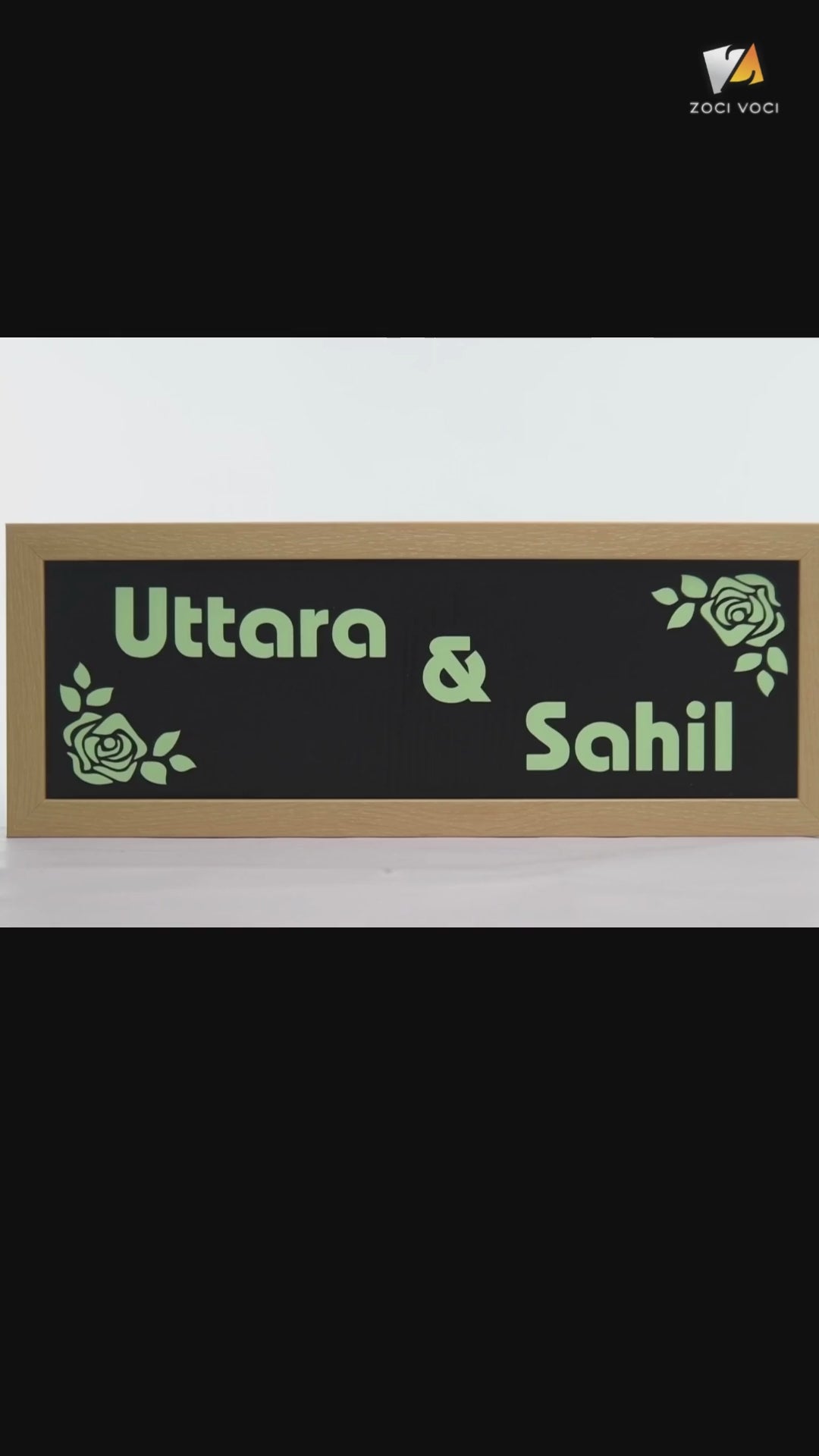 Radium - Glow in dark name plate