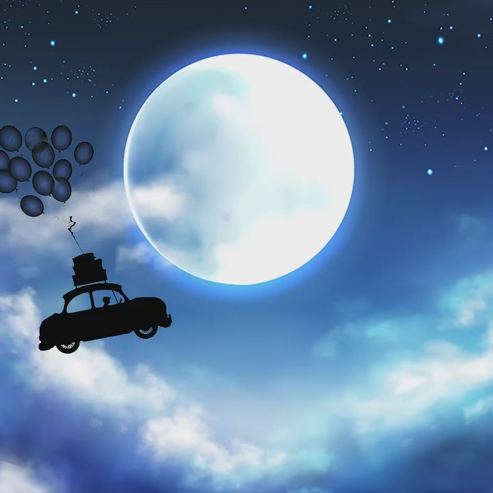 White Beauty - Rotating Photo Lamp