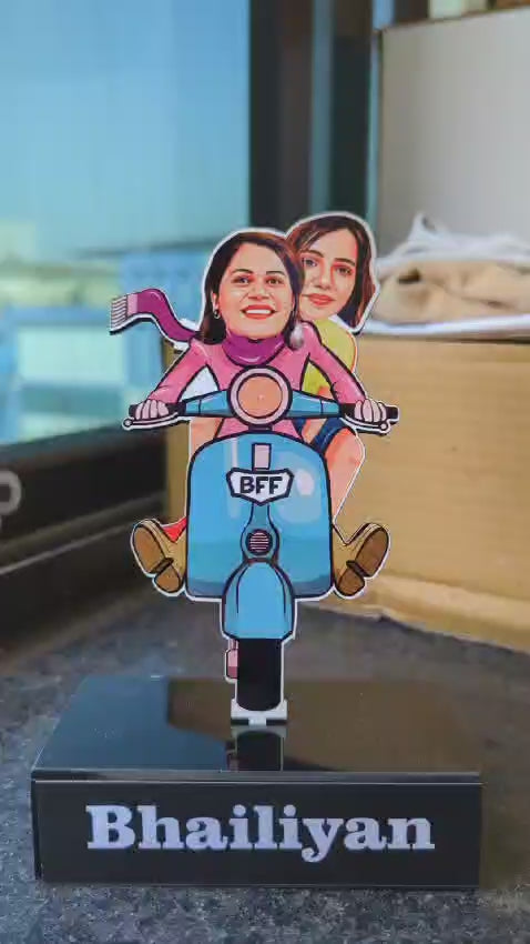 Gift for BFF - Personalized Caricature