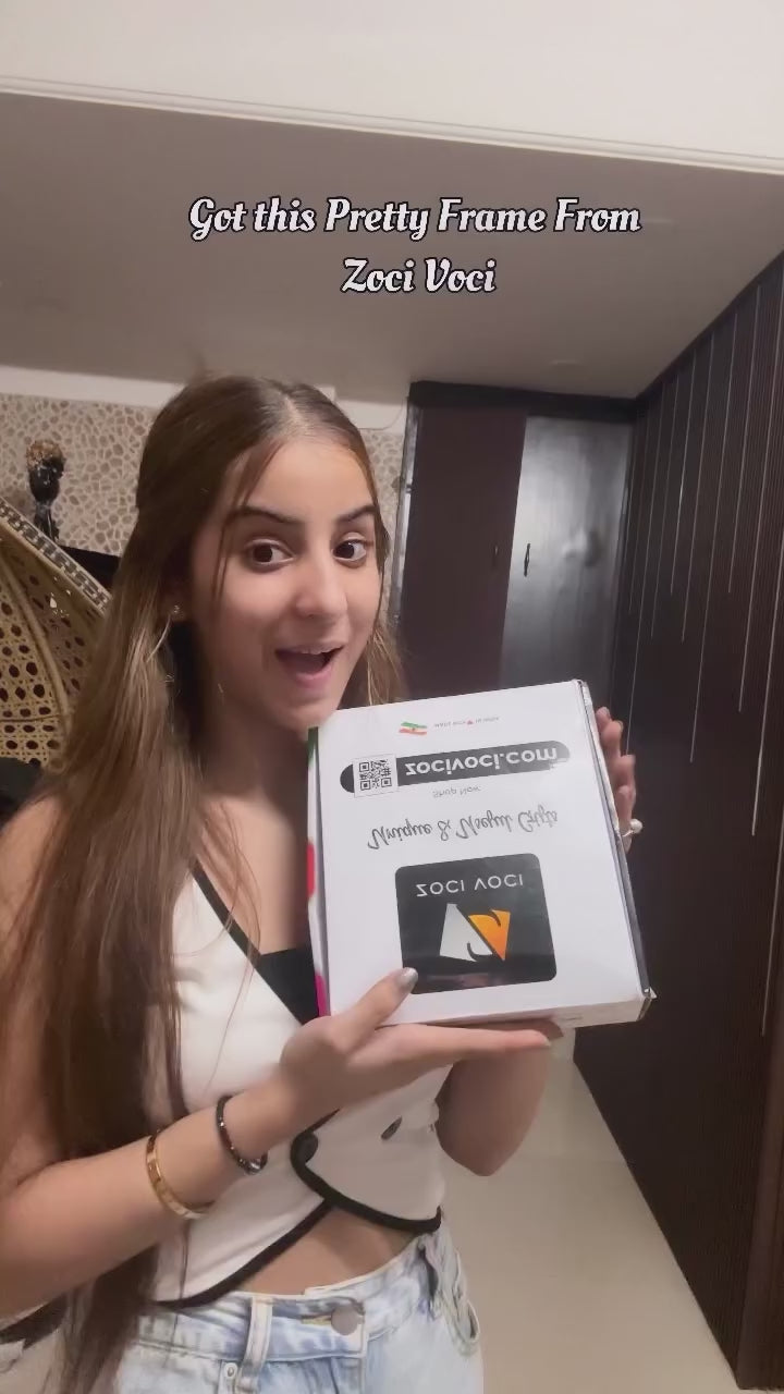 Memory-lit Personalized LED frame