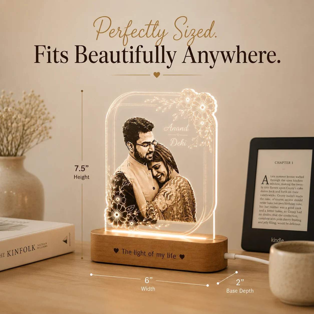 Precious Memories - Engraved Acrylic Photo Lamp