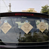 Traffic Gyan - Set of 3 rear glass car accessories