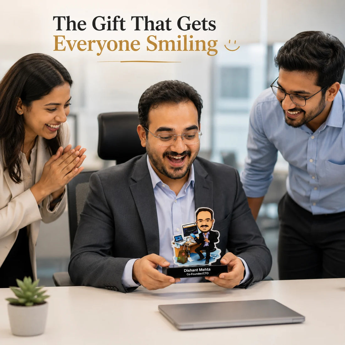 Toony Caricature Standee Unique Corporate Gift for IT Employees & Boss
