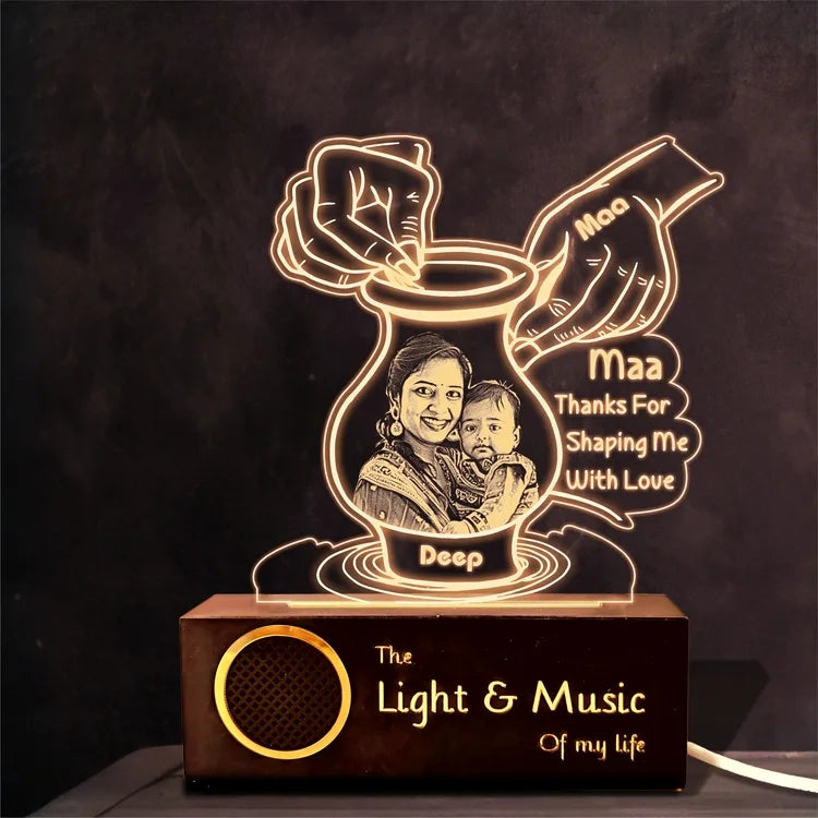 Mother’s Day Keepsake – Personalized Pottery-Themed Gift with Photo