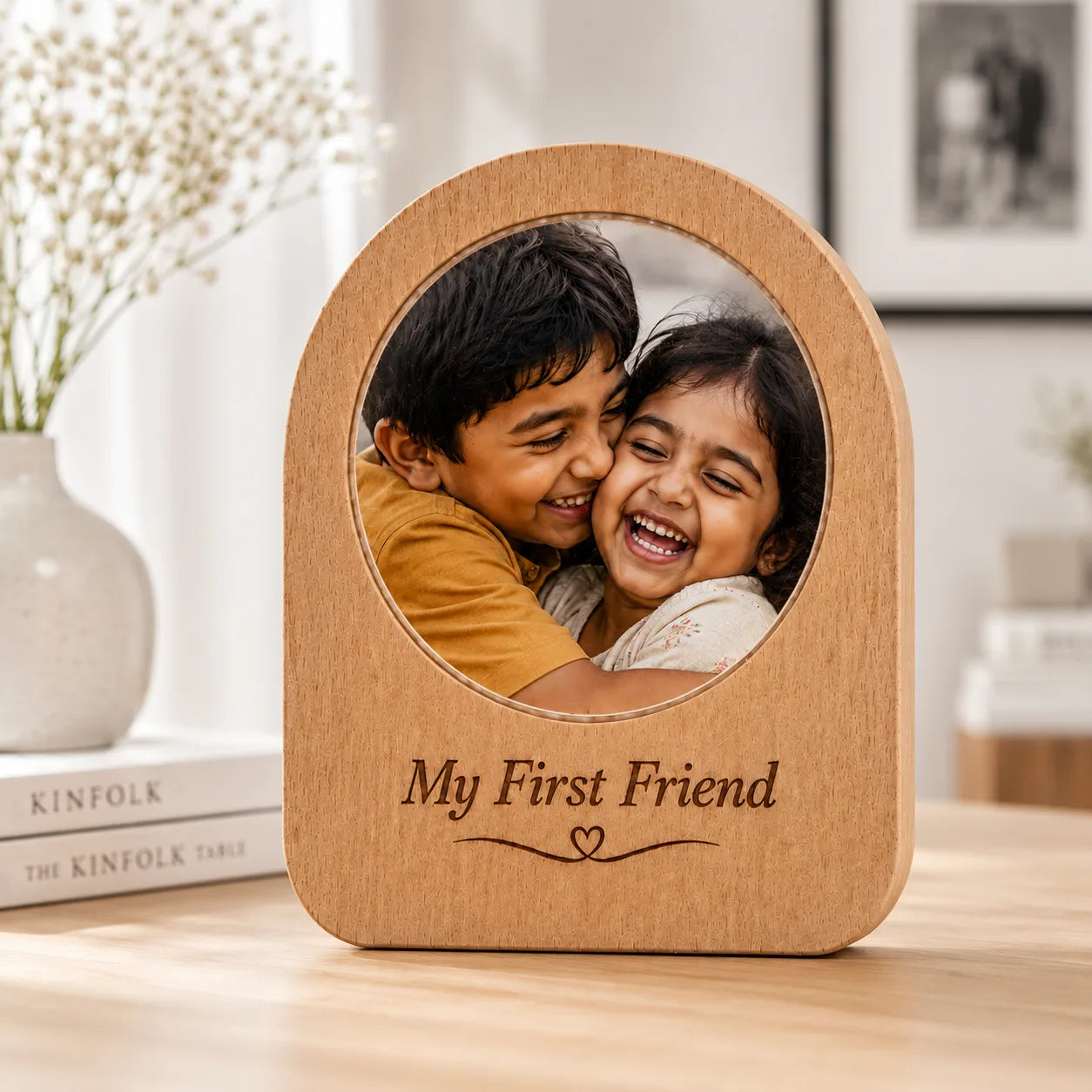 My First Friend™ | Personalized Brother & Sister Photo Lamp